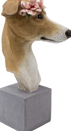 KARE Design Oggetto decorativo Fiori Greyhound 47cm - KARE></noscript> Statuette Decorative