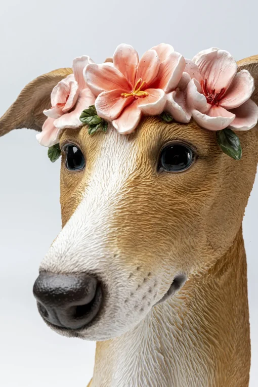 KARE Design Oggetto decorativo Fiori Greyhound 47cm - KARE> Statuette Decorative