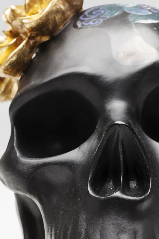 KARE Design OGGETTO DECORATIVO FLOWER SKULL 22CM - KARE> Statuette Decorative