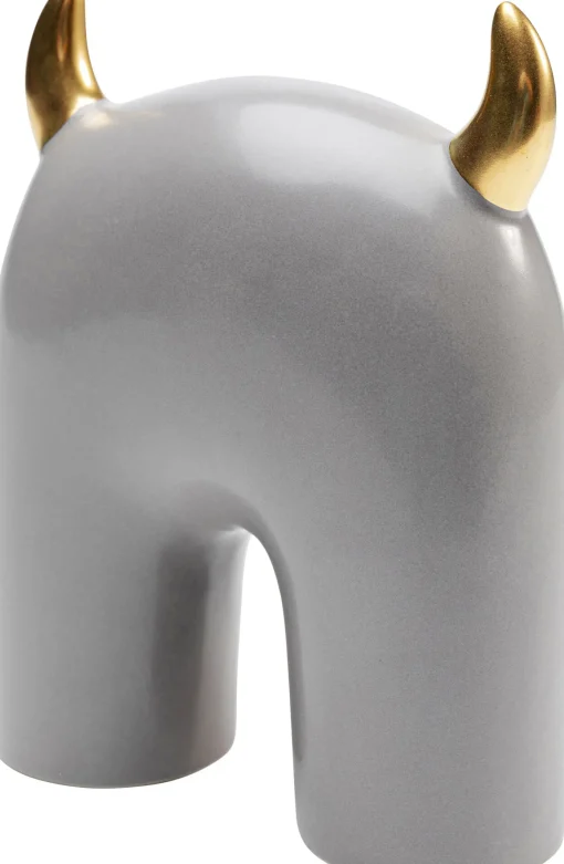 KARE Design Oggetto decorativo Funny Teeth grigio 15cm - KARE> Statuette Decorative