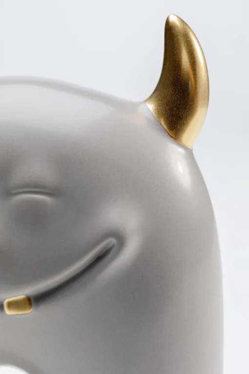 KARE Design Oggetto decorativo Funny Teeth grigio 15cm - KARE> Statuette Decorative
