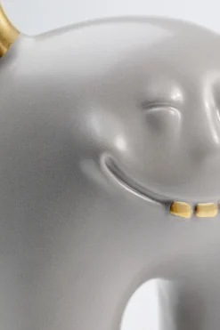 KARE Design Oggetto decorativo Funny Teeth grigio 15cm - KARE></noscript> Statuette Decorative
