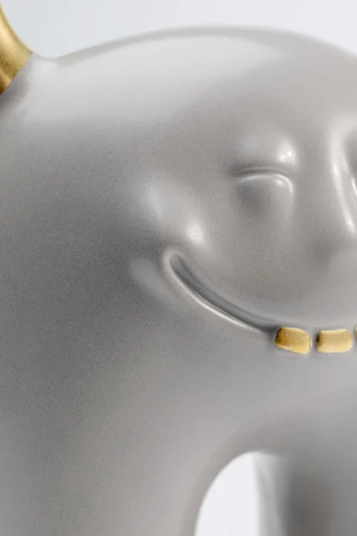 KARE Design Oggetto decorativo Funny Teeth grigio 15cm - KARE> Statuette Decorative