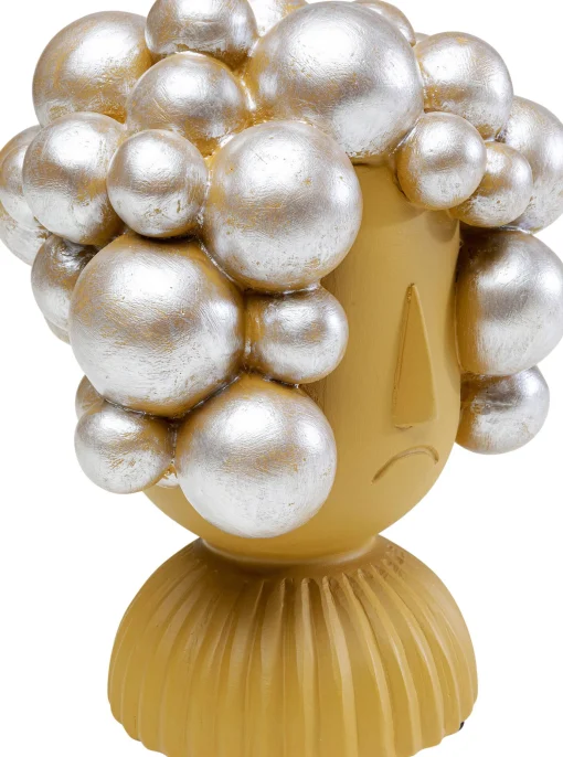KARE Design Oggetto decorativo Hairstyle giallo 19cm - KARE> Statuette Decorative