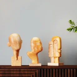 KARE Design Oggetto decorativo Half a Face 30cm - KARE> Statuette Decorative