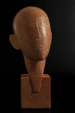 KARE Design Oggetto decorativo Half a Face 30cm - KARE></noscript> Statuette Decorative