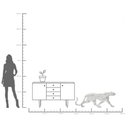 KARE Design Oggetto Decorativo Leopard Marmo 129cm - KARE></noscript> Decorazioni In Piedi