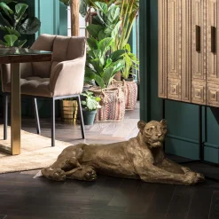 KARE Design OGGETTO DECORATIVO LION ORO 113CM - KARE> Decorazioni In Piedi