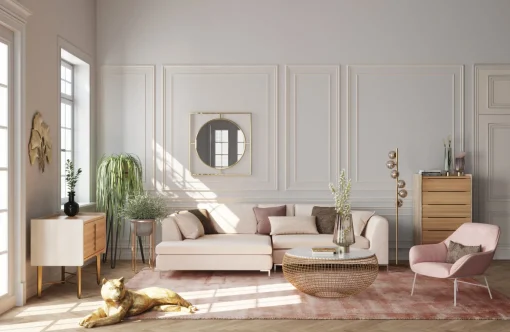 KARE Design OGGETTO DECORATIVO LION ORO 113CM - KARE> Decorazioni In Piedi