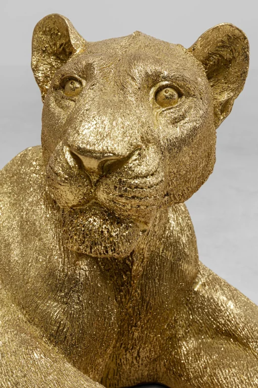 KARE Design OGGETTO DECORATIVO LION ORO 113CM - KARE> Decorazioni In Piedi