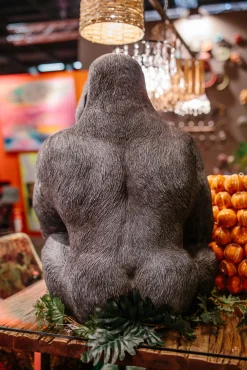 KARE Design Oggetto Decorativo Monkey Gorilla Side XL Nero - KARE> Decorazioni In Piedi