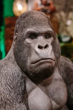 KARE Design Oggetto Decorativo Monkey Gorilla Side XL Nero - KARE> Decorazioni In Piedi