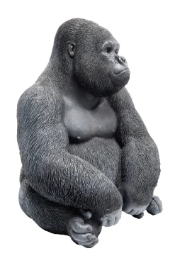 KARE Design Oggetto Decorativo Monkey Gorilla Side Medio Nero - KARE></noscript> Statuette Decorative