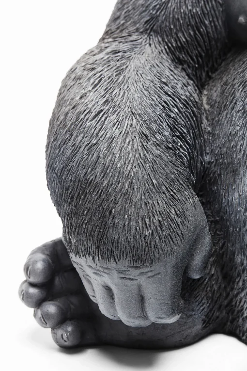 KARE Design Oggetto Decorativo Monkey Gorilla Side Medio Nero - KARE> Statuette Decorative