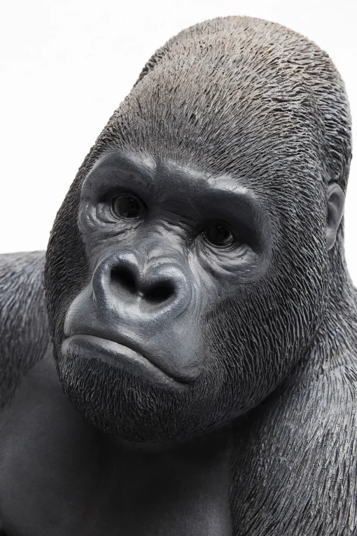 KARE Design Oggetto Decorativo Monkey Gorilla Side Medio Nero - KARE> Statuette Decorative