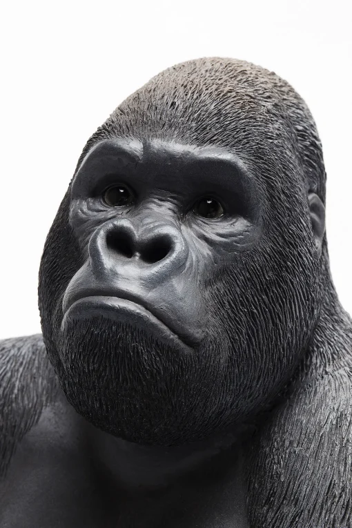 KARE Design Oggetto Decorativo Monkey Gorilla Side Medio Nero - KARE> Statuette Decorative
