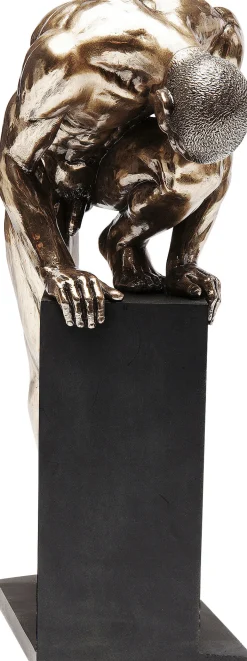 KARE Design Oggetto decorativo Nude Man Stand rame 35cm - KARE> Statuette Decorative