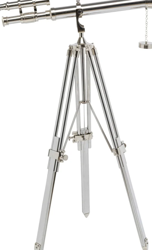 KARE Design Oggetto decorativo Telescope argento125cm - KARE> Decorazioni In Piedi