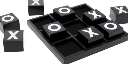 KARE Design Oggetto decorativo Tic Tac Toe nero/bianco - KARE> Decorazioni In Piedi