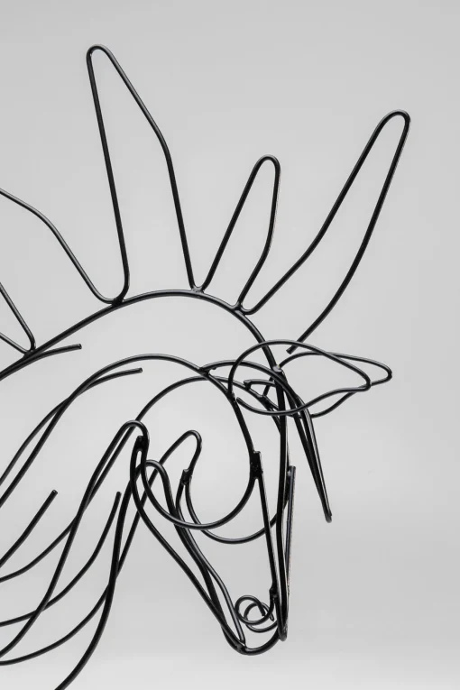KARE Design Oggetto decorativo Wire Horse 51cm - KARE> Statuette Decorative