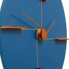 KARE Design Orologio da parete Felice Blu Ø30cm - KARE> Orologi