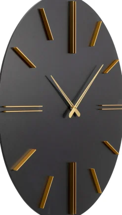 KARE Design Orologio da parete Luca nero Ø70cm - KARE> Orologi