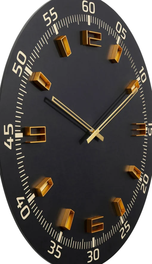 KARE Design Orologio da parete Milk Bar Nero Ø60cm - KARE> Orologi