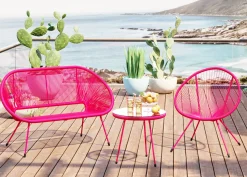KARE Design Panca Acapulco Mono rosa - KARE></noscript> Divani