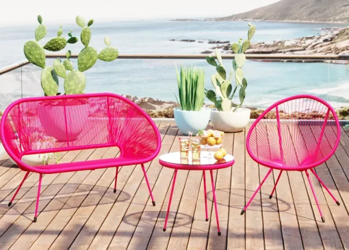 KARE Design Panca Acapulco Mono rosa - KARE> Divani