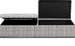 KARE Design PANCA BUTTONS STORAGE BIANCO&NERO GRANDE - KARE></noscript> Panche