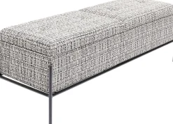 KARE Design PANCA BUTTONS STORAGE BIANCO&NERO GRANDE - KARE></noscript> Panche