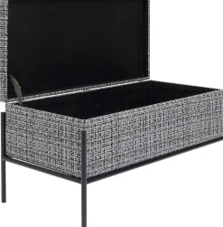 KARE Design Panca Buttons Storage Bianco&Nero Piccolo - KARE></noscript> Panche