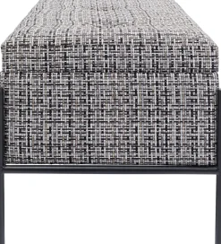 KARE Design Panca Buttons Storage Bianco&Nero Piccolo - KARE></noscript> Panche