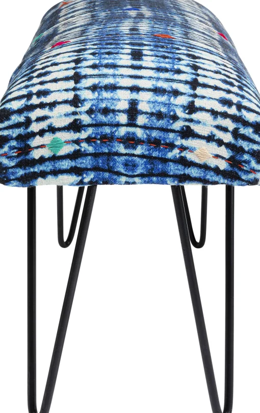 KARE Design Panca Desna Patchwork blu 80cm - KARE> Panche