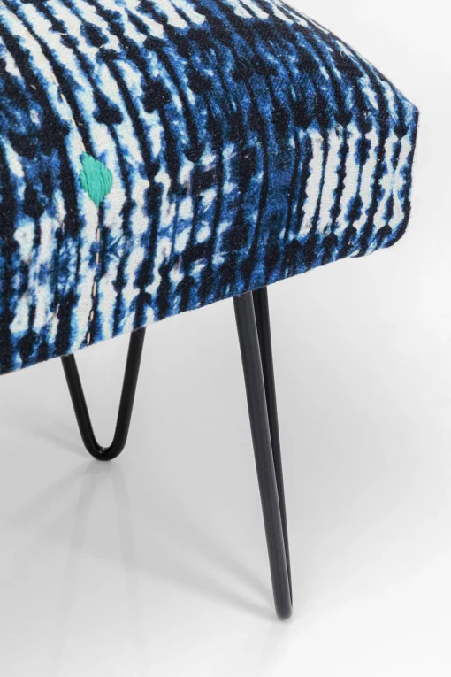 KARE Design Panca Desna Patchwork blu 80cm - KARE> Panche