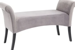 KARE Design Panca Imbottita Motley Velluto Grigio-Argento - KARE></noscript> Panche