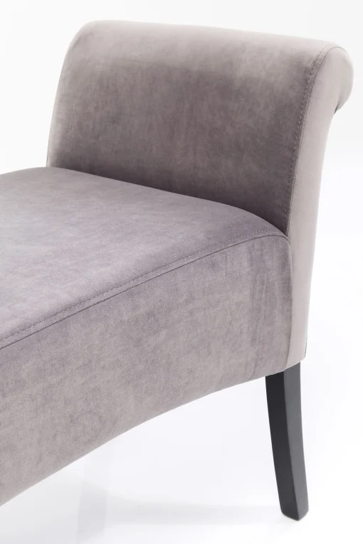 KARE Design Panca Imbottita Motley Velluto Grigio-Argento - KARE> Panche