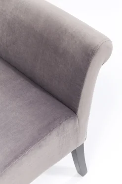 KARE Design Panca Imbottita Motley Velluto Grigio-Argento - KARE></noscript> Panche