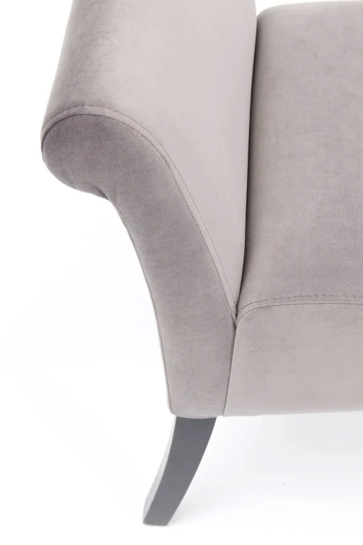 KARE Design Panca Imbottita Motley Velluto Grigio-Argento - KARE> Panche