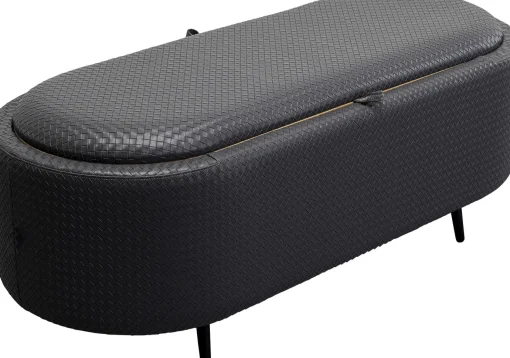 KARE Design Panca Venezia Storage Black 100cm - KARE> Panche