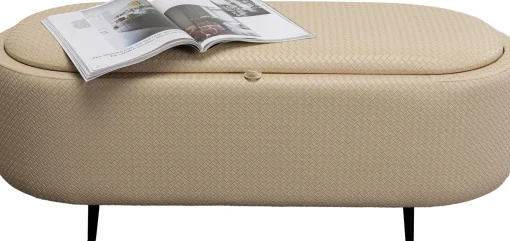 KARE Design Panca Venezia Storage Crema 100cm - KARE> Panche