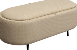 KARE Design Panca Venezia Storage Crema 100cm - KARE></noscript> Panche