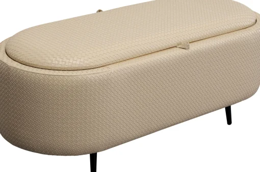 KARE Design Panca Venezia Storage Crema 100cm - KARE> Panche
