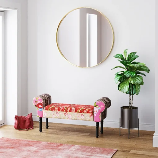 KARE Design Panca Wing Patchwork Rosso - KARE> Panche