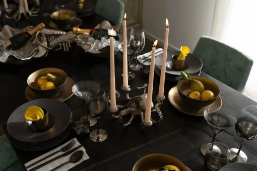 KARE Design Piatto Cosmos Nero Ø27cm - KARE> Stoviglie|Piatto