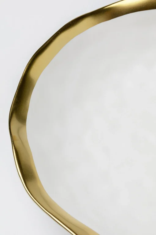 KARE Design Piatto fondo Bell White Ø20cm - KARE> Stoviglie|Piatto