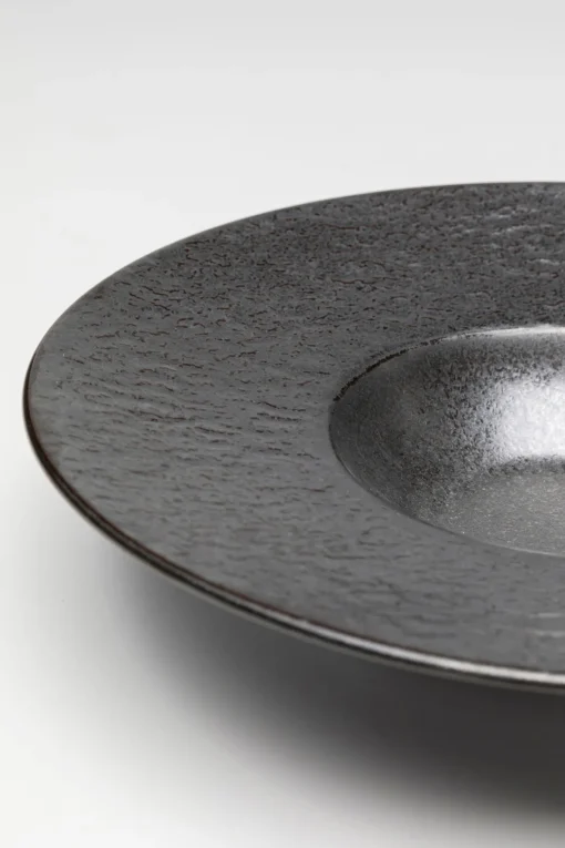 KARE Design Piatto fondo Cosmos Nero Ø27cm - KARE> Stoviglie|Piatto