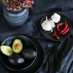 KARE Design Piatto Organic nero Ø20 cm - KARE> Stoviglie|Piatto