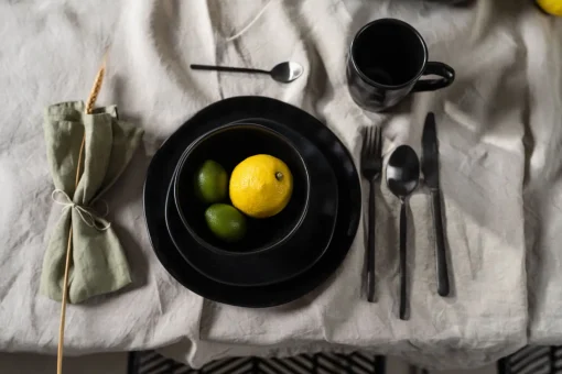 KARE Design Piatto Organic nero Ø20 cm - KARE> Stoviglie|Piatto