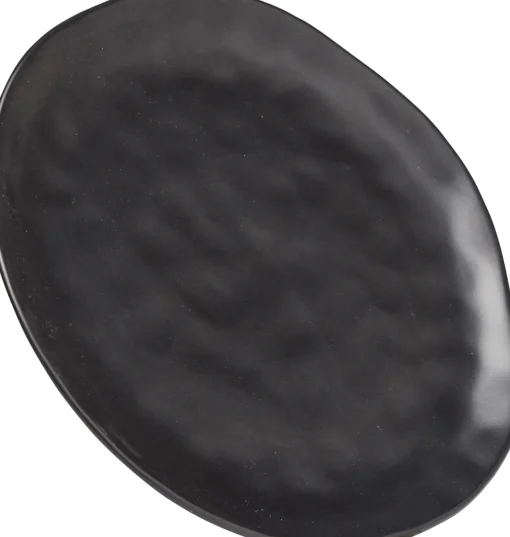 KARE Design Piatto Organic Nero Ø26cm - KARE> Stoviglie|Piatto
